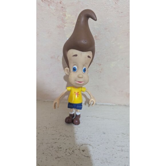 Jimmy Neutron Action Figure 6" Cartoon Character  With Signature Hair  6.5" - Picture 4 of 5